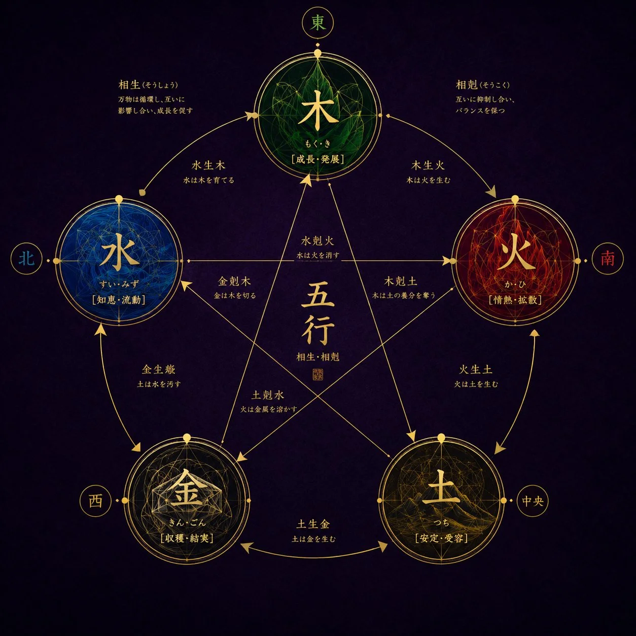 五行 相生・相克